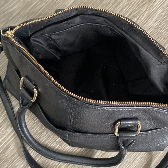 Calvin Klein Modena Leather Satchel - Picture 5 of 7
